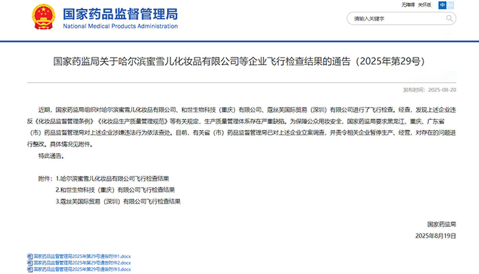 國(guó)家藥監(jiān)局公布飛行檢查結(jié)果 三家公司被責(zé)令暫停生產(chǎn)經(jīng)營(yíng),其背后值得深思！(圖1)