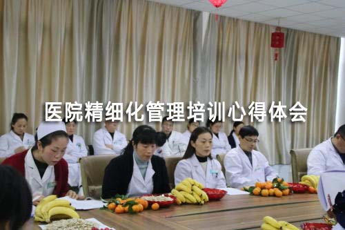 醫(yī)院精細(xì)化管理培訓(xùn)心得體會(huì)（精選3篇）(圖1)